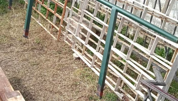 1 baranda de caño curva