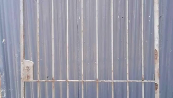1 hoja de portón reja gris