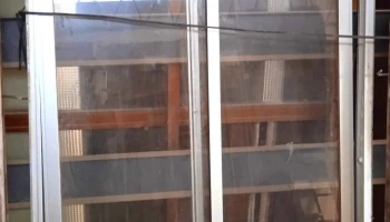 1 puerta ventana de aluminio