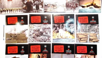 13 Tomos de la Segunda Guerra Mundial Tapa dura incluye Dvd
