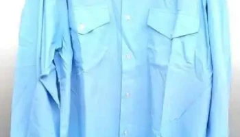 18 Camisas celestes de manga larga