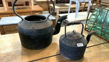 2 Calderas En Hierro fundido La Grande Sin Tapa