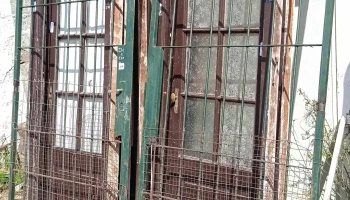 2 hojas de portón reja
