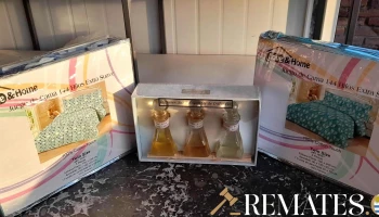 2 juegos de sabanas de 1 plaza y perfumadores x 3