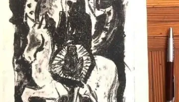 2 xilografias obra de Claudio Silveira Silva