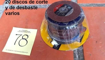 20 discos de corte varios