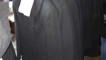 20 saco de paño lana azul, para dama talle S