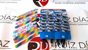24 afeitadoras y 9 limas de uña