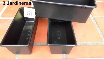 3 jardineras