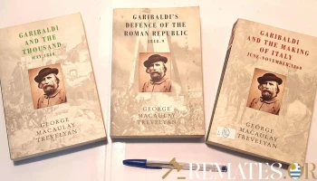 3 tomos de Giuseppe Garibaldi en Ingles