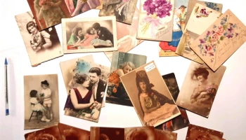 35 postales Art Nouveau románticas