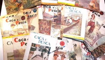 40 Gran lote de revistas de Caza y Pesca Brasileras anios 1940s