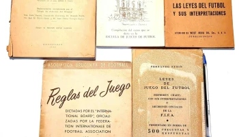 5 libritos de leyes de futbol y reglas de como jugarlo