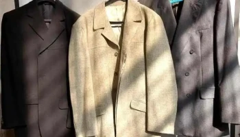 5 sacos de abrigos para hombre en paño de lana