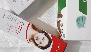 50 tapabocas y 2 mascarillas