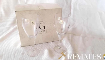 6 copas de cristal