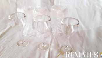 6 copas de plastico