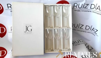 6 copas de vino cristal
