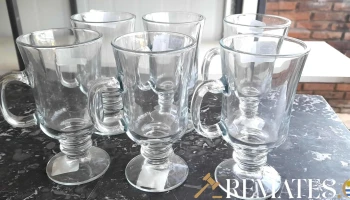 6 copas para capuchino