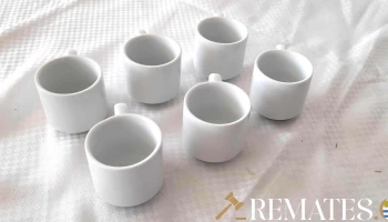 6 tazas de cafe chicas