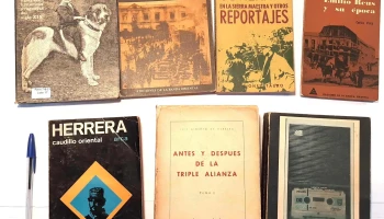 7 Libros Familias Históricas Uruguayas, varios de Herrera, El Antes de Después de la Guerra de Triple Alianza y otros