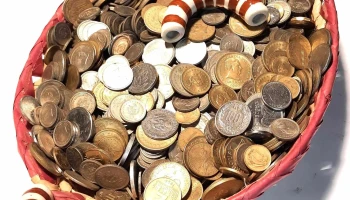7kg de monedas Uruguayas a clasificar
