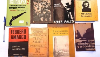 8 libros de Historia Uruguaya y Cubana