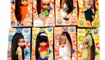 8 Muñequitas Supersol en su cajita original