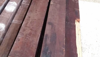 8 vigas de madera (15 X 7,5)cm