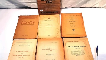 9 Libros Artigas, Blanes, Historias del Cabildo, J Ma Pérez, Libro Blanco del Cambio de Gobierno en Chile