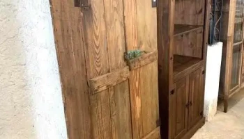 Alacena Rustica Primitiva 2 Puertas 0,70 X 0,29 X 1,90 Alto