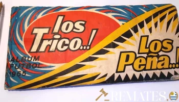 Álbum figuritas Los Trico y los Peña incompleto