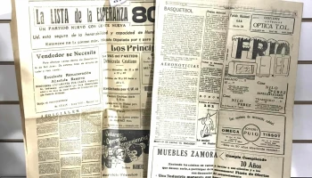 Antiguo Diario Los Principios Y Suplemento Sociales
