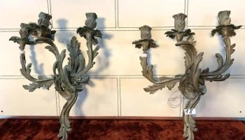 Apliques Frances En Bronce