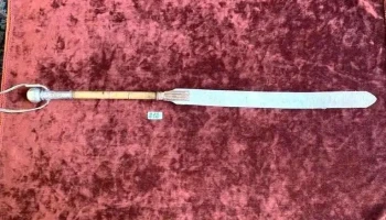 Arreador En Cuero Y Pompa De P Y O. 0,87cm