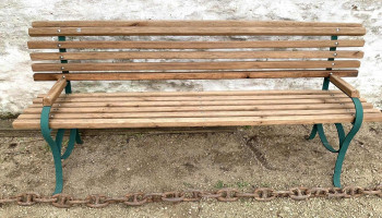 Banco De Jardin Entablillado 2m
