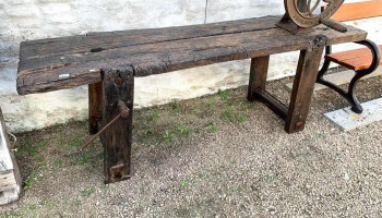 Banco De Trabajo Madera Dura 1,90 X 0,47 X 0,68