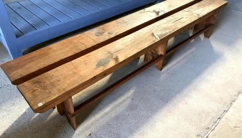 Bancos De Madera 2,40 X 0,22 X 0,45 Alto