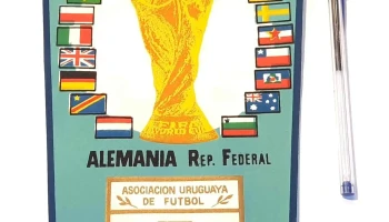 Banderin de intercambio Copa Mundial Fifa 1974