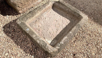 Batea De Piedra Salteña De Salar 0,60 0,54 X 0,53 X 0,16 Alto