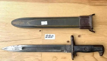Bayoneta M1  (Fusil Garand)  Con Vaina ( Hoja 0,25 Cm)