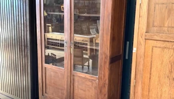 Biblioteca De 2 Puertas, 1 Cajon 1,05 X 0,37 X 2,07