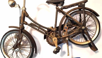 Bicicleta réplica de antigua miniatura 29 m largo
