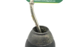 Bombilla Y Mate Con Base De Alpaca