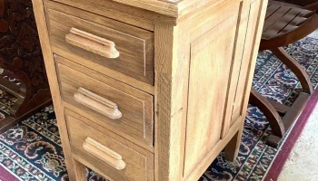 Cajonera En Roble 3 Caj.0,45 X 0,51 X 0,76 Alto