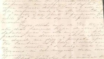 carta a Dionisio Trillo, Arapey 1857