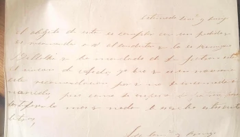 Carta al Coronel Diego Lamas Salto 1857