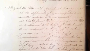 Carta al Coronel Diego Lamas, Sanchez diciembre 1857