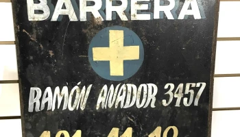 Cartel De Chapa Farmacia