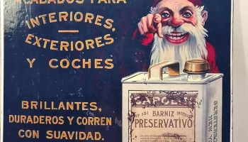 Chapa esmaltada al poliuretano replica uso interior
